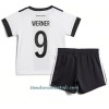 Conjunto (Camiseta+Pantalón Corto) Alemania Timo Werner 9 Primera Equipación Mundial 2022 - Niño